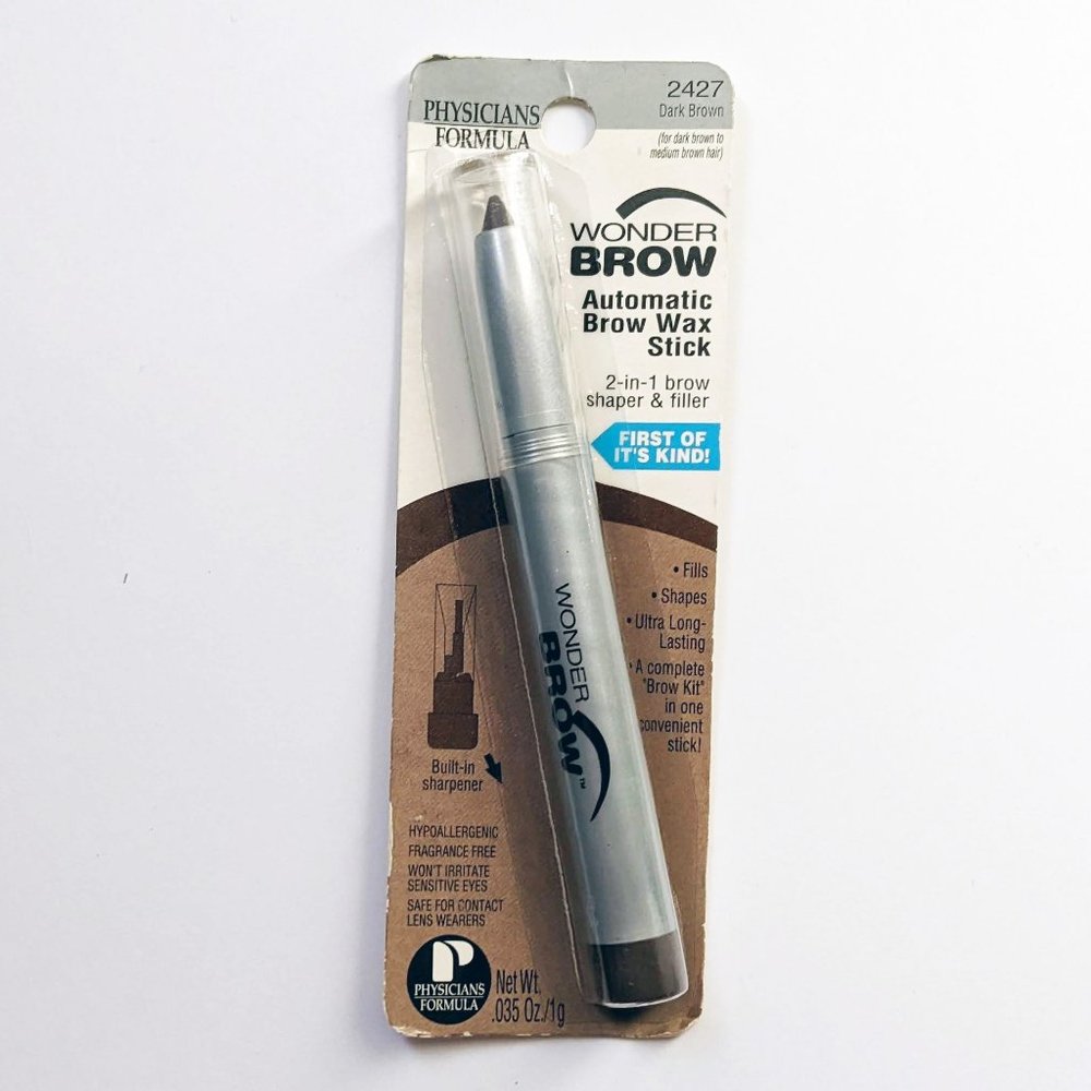 Physicians Formula Wonder Brow Automatic Brow Wax Stick (2427 Dark Brown)